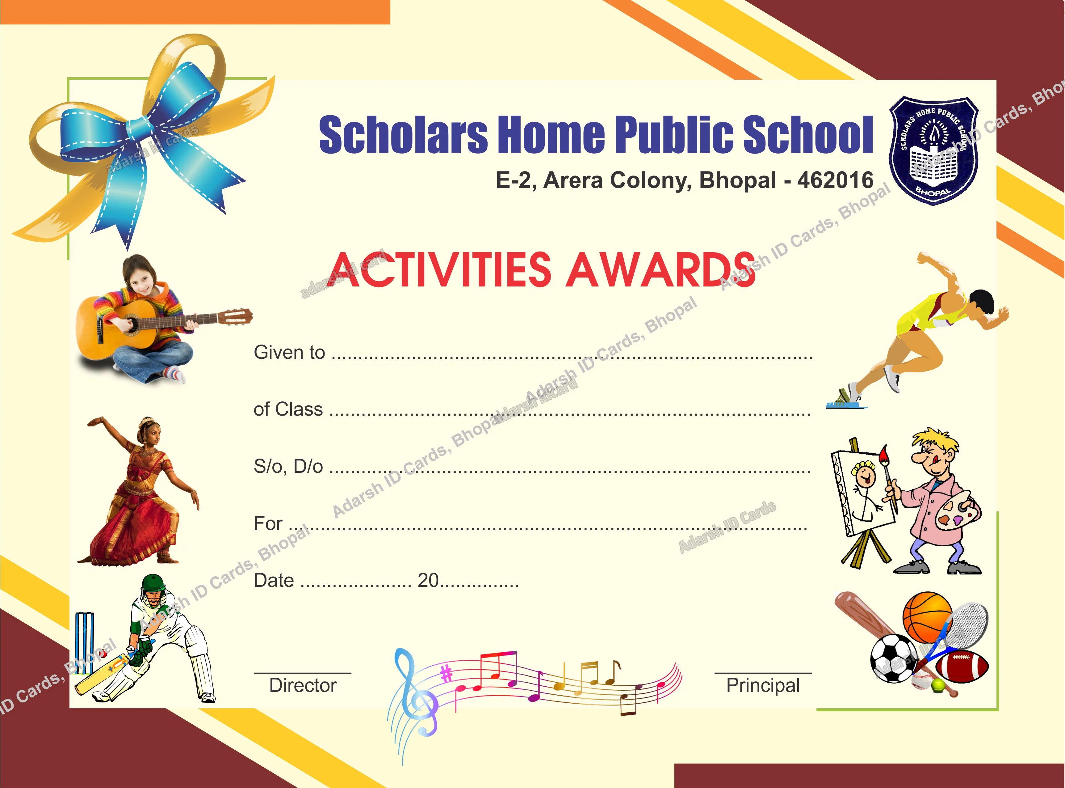 Certificates 5256D5 - Certificates Printing Services Bhopal Madhya Pradesh