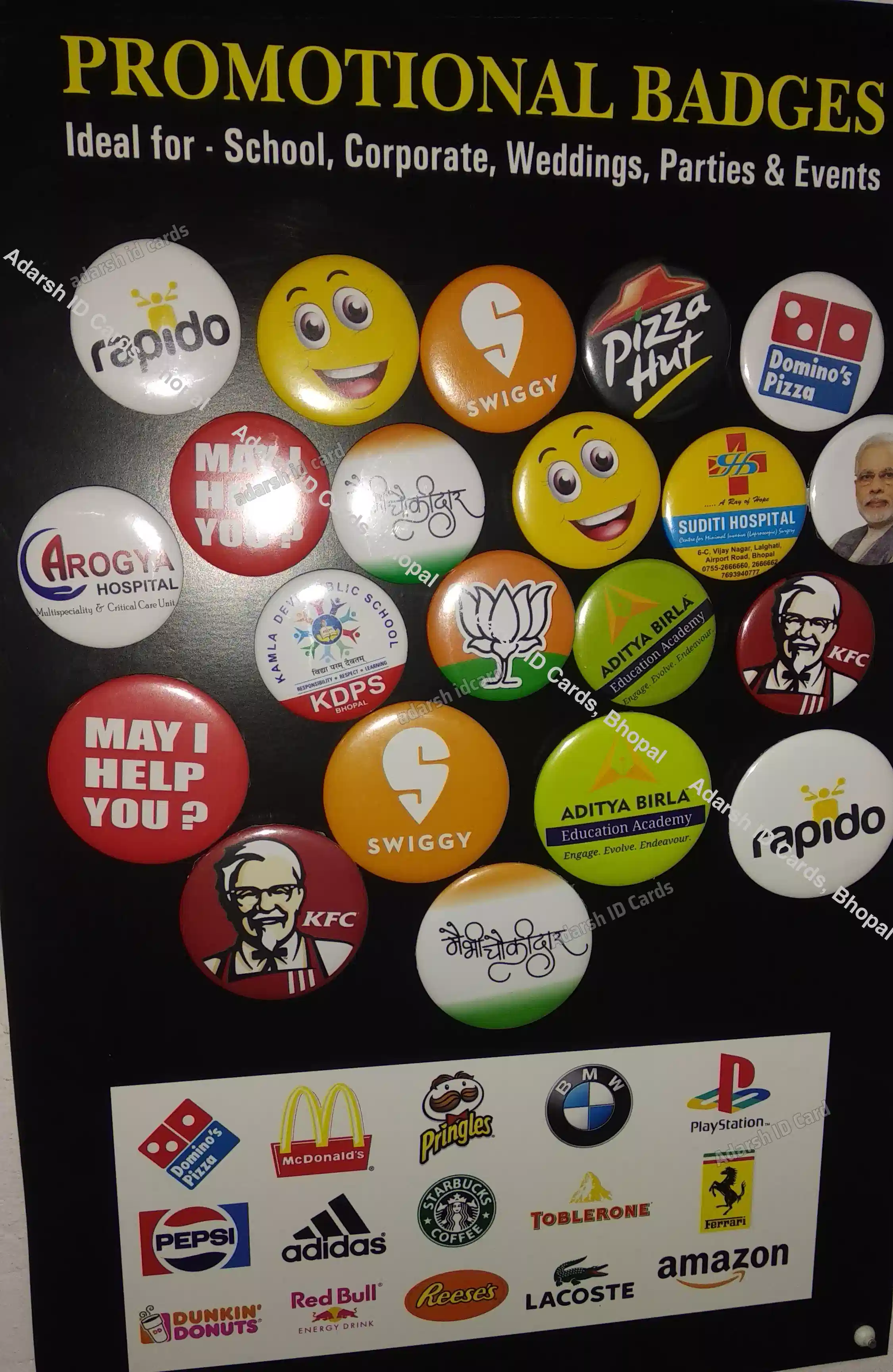 Badges DD59CE - Badges Printing Madhya Pradesh