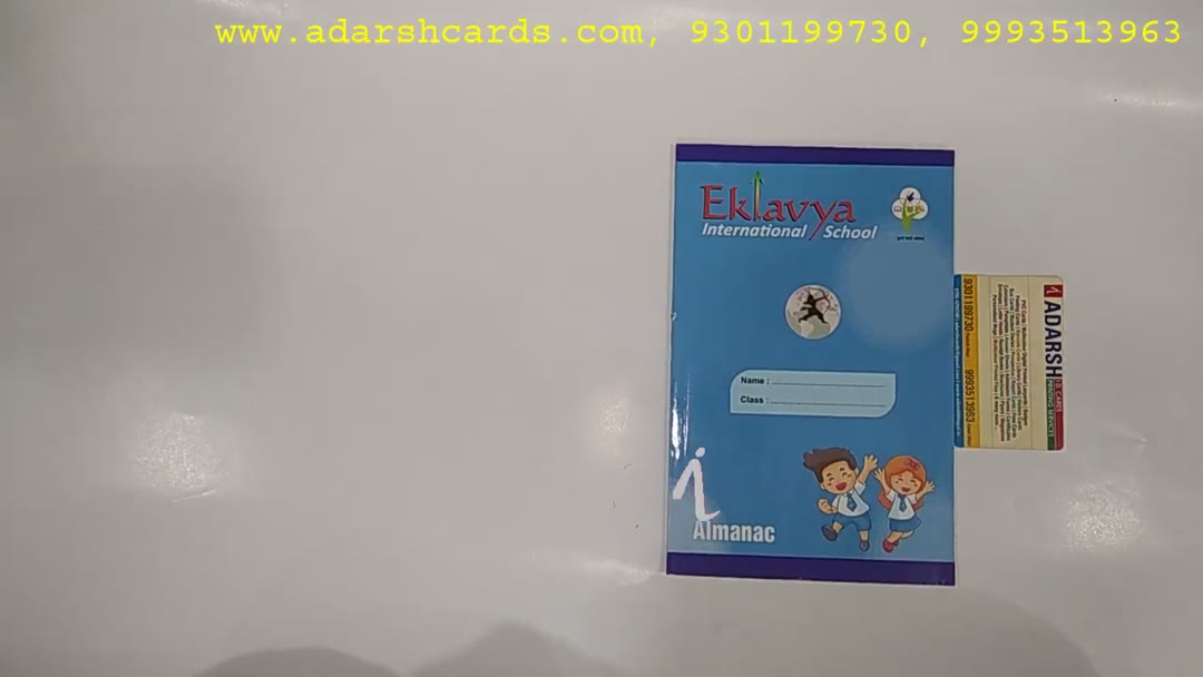 Student Diaries BB3B68 showcase - Adarsh ID Cards Bhopal